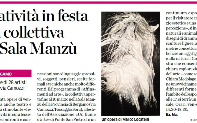 Una collettiva alla Sala Manzù