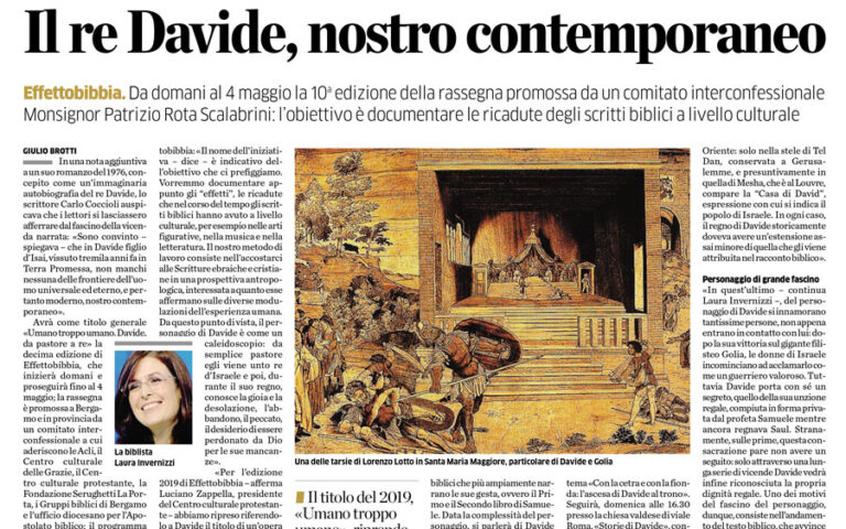 Il re Davide, nostro contemporaneo